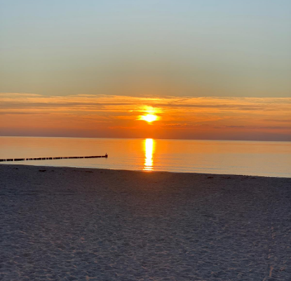 Sonnenuntergang an der Ostsee