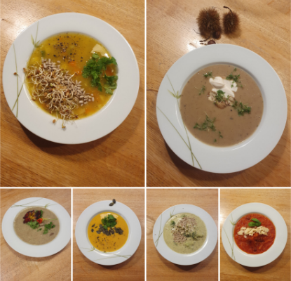 Beispielhaftes Essen auf der Detox Week